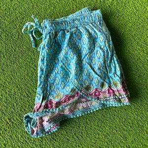 Hollister Blue Tulip Hem Shorts